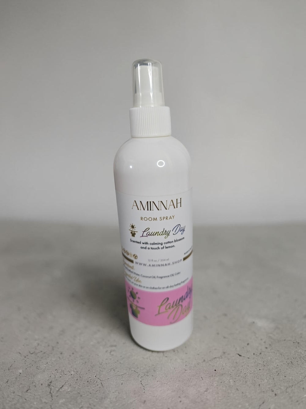 Aminnah Room Spray – “Laundry Day” 12oz